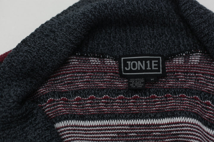 Vintage Jon1E Knit Cardigan Sweater Size M - Fashion Rerun Vintage Migration_Sweaters