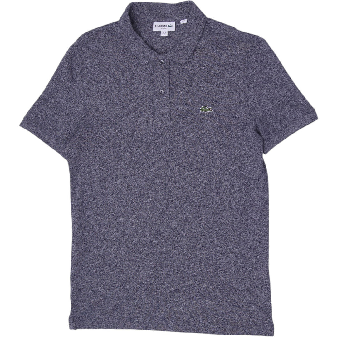 Mens Lacoste Slim Fit Cotton Polo T-Shirt Gray Size M