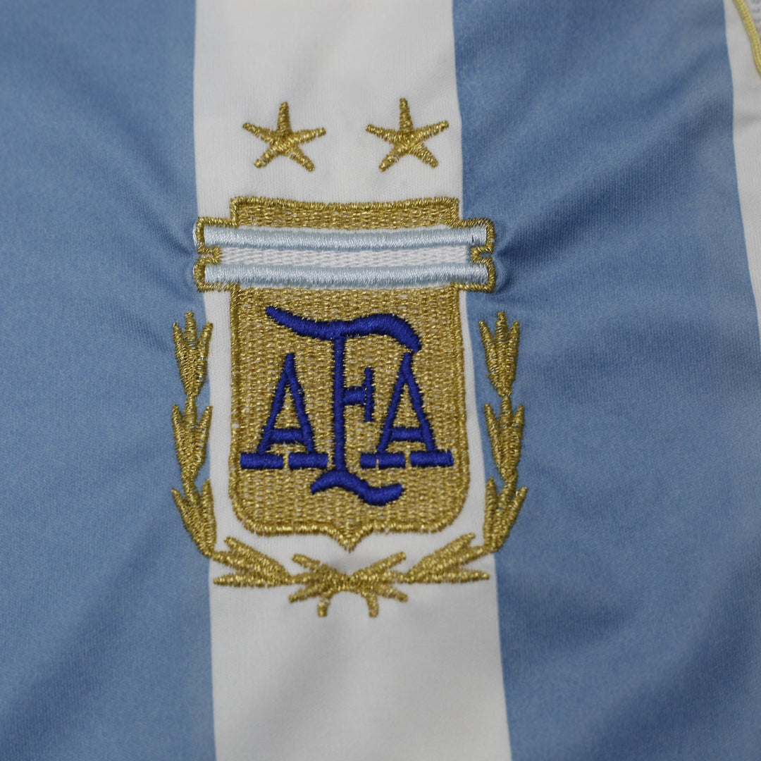 Vintage Mens Adidas Argentina 2006 World Cup Home Football Messi #18 Jersey