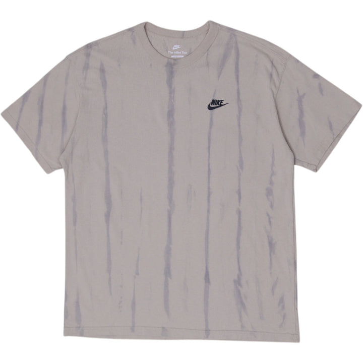 Mens Nike Premium Essentials Tie-Dye T-Shirt Rattan Beige Grey Loose Fit