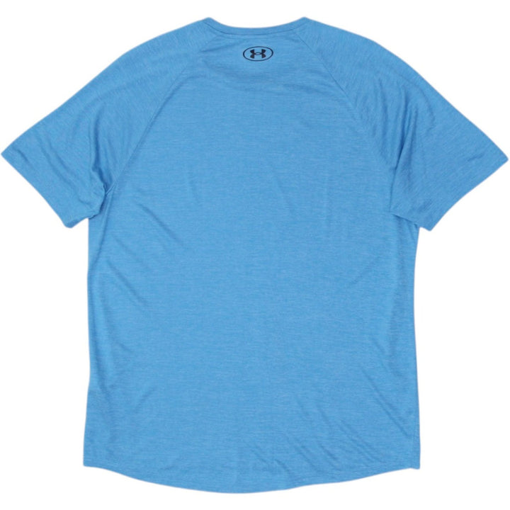 Mens Under Armour T-Shirt Blue Lightweight Moisture Wicking Activewear
