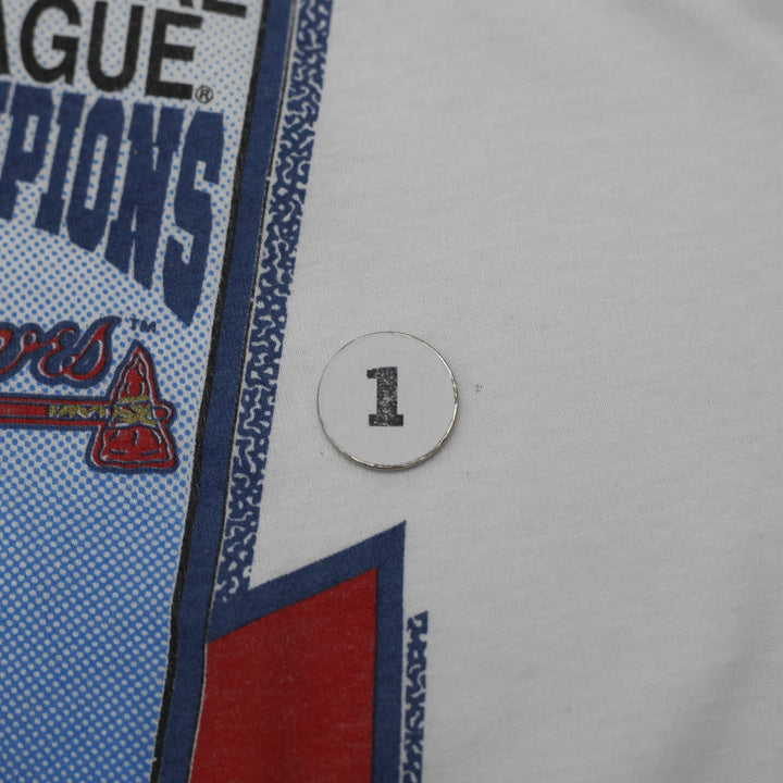 Vintage 1992 World Series MLB Toronto Blue Jays and Atlanta Braves S.Stitch