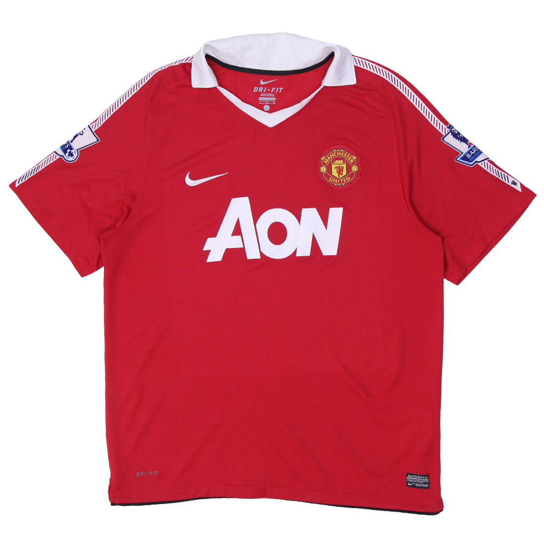 Shop Mens Nike Shirts 2010-2011 Nike Manchester United Aon Jersey