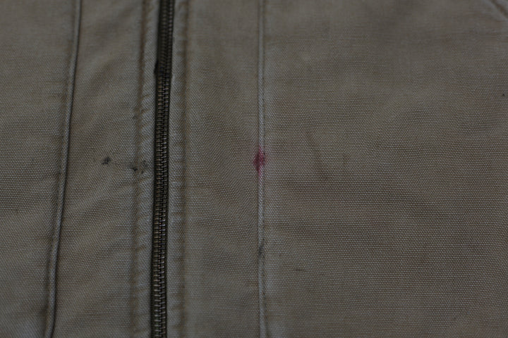 Vintage Carhartt V0186 Brown Quilted Lined Vest