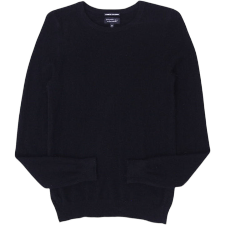 Ladies Hudsons Bay 100% Cashmere Black Sweater