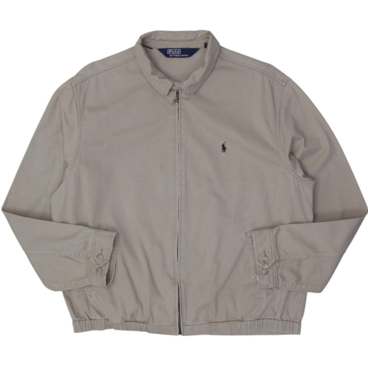 Mens Polo By Ralph Lauren Zip Up Slightly Distressed Harrington Jacket