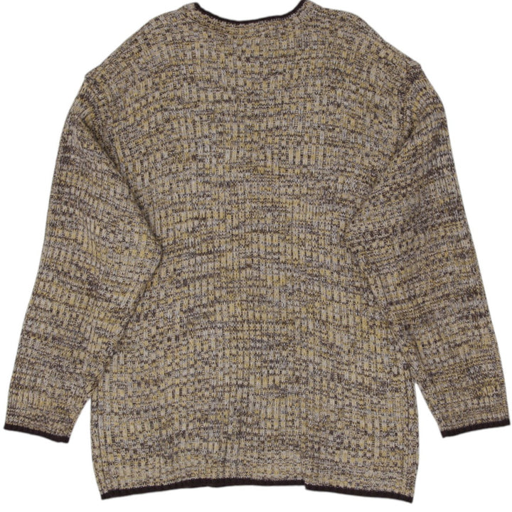 Y2K Mens Southpole Sweater Multi Color Knit Logo Graphic XL