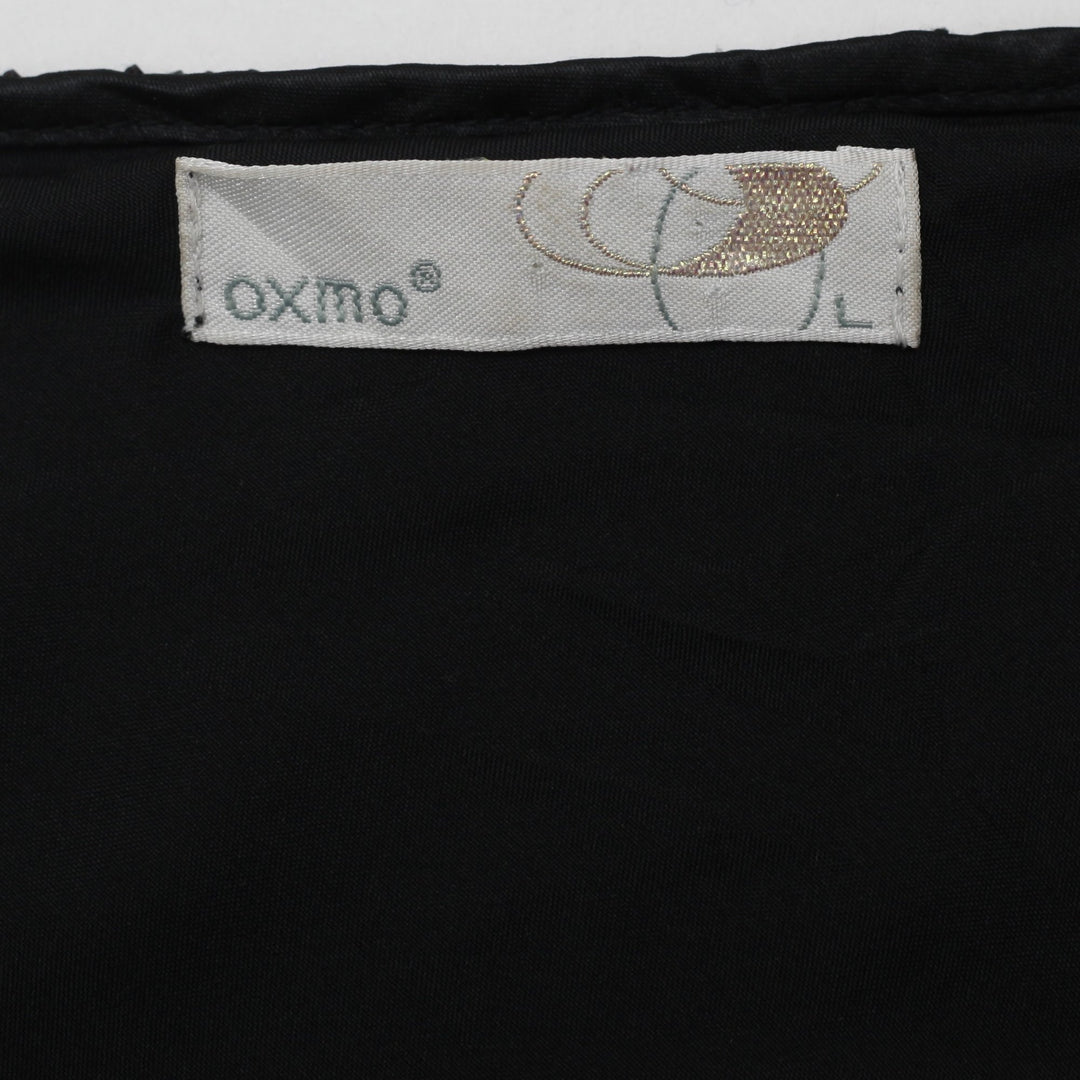 Y2K Ladies Oxmo Camisole Black Beaded Sleeveless Chic