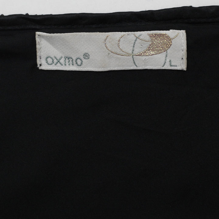 Y2K Ladies Oxmo Camisole Black Beaded Sleeveless Chic