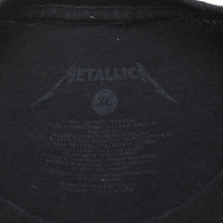 Mens Metallica Master of Puppets Album Artwork Black Band T-Shirt Size XL