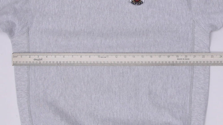 Vintage Harvard University Champion Reverse Weave Heather Gray Sweatshirt XXL | Migration_Sweatshirt - View 6 | Fashion Rerun