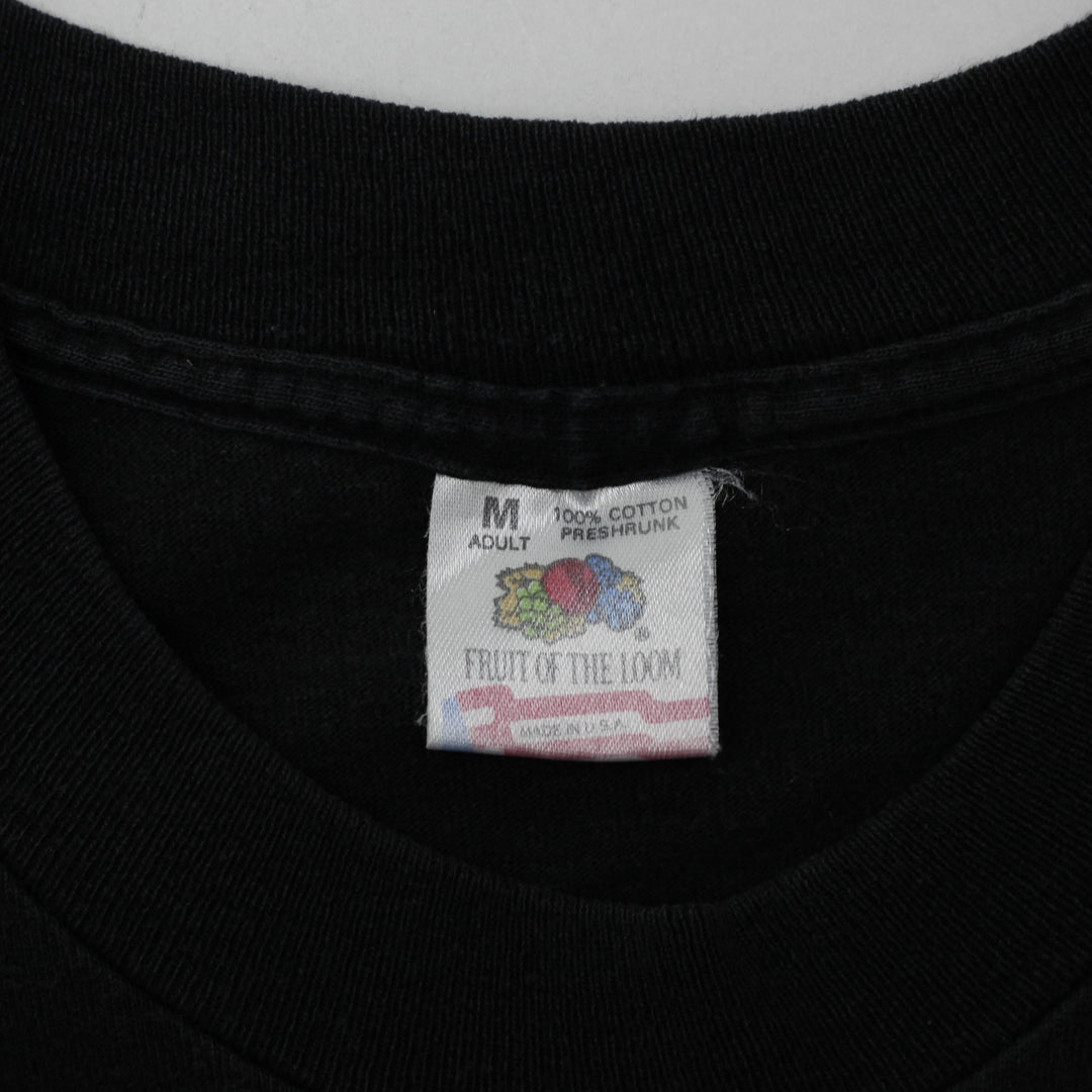Vintage 1995 World of Outlaws Racing Black T-Shirt Single Stitch M | Migration_T-Shirts - Back View | Fashion Rerun