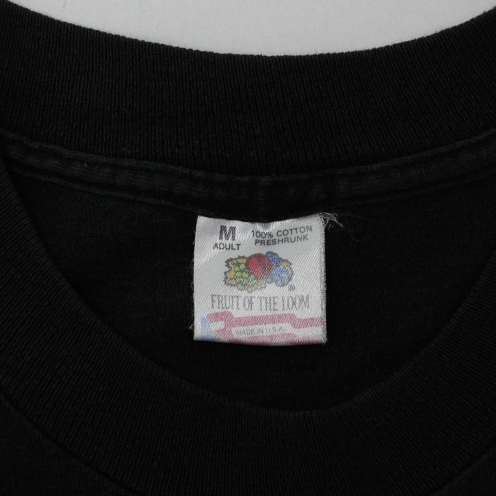 Vintage 1995 World of Outlaws Racing Black T-Shirt Single Stitch M | Migration_T-Shirts - Back View | Fashion Rerun