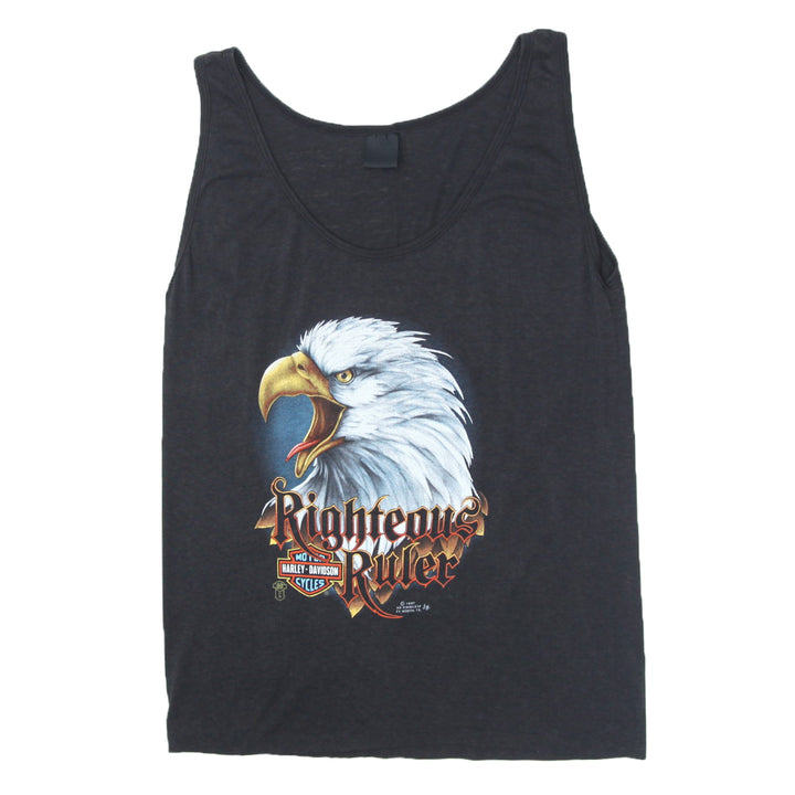 1997 Vintage 3D Emblem Harley Davidson Singlet Black M