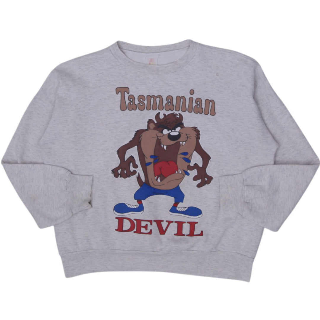 Vintage 90s Tasmanian Devil Crewneck Sweatshirt Size L