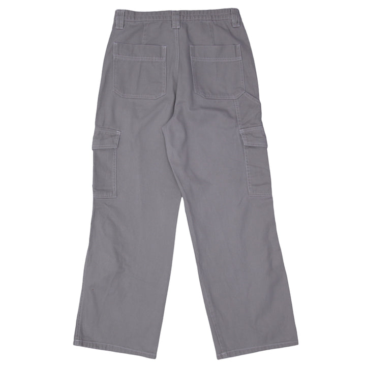 Ladies High Waist Wide Leg Cargo Pants