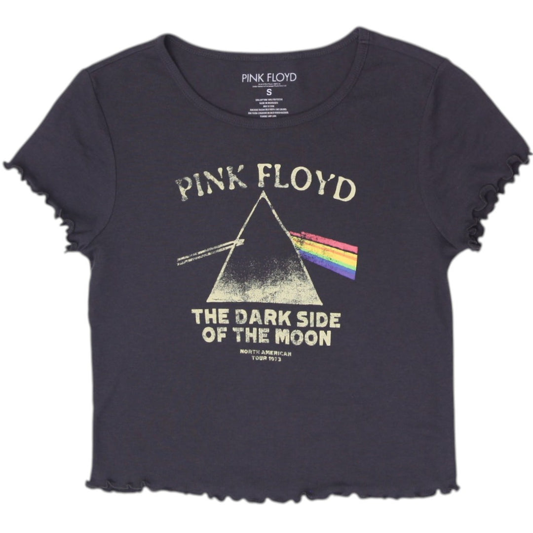 Ladies Pink Floyd The Dark Side of the Moon Crop Top Size S