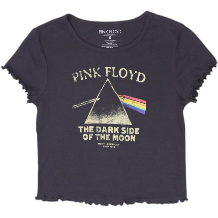 Ladies Pink Floyd The Dark Side of the Moon Crop Top Size S