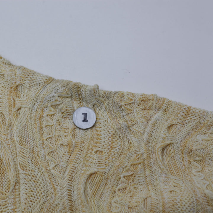 Vintage 1990s Knitpia Italy 3D Textured Knit Pattern Sweater | Migration_Knitwear & Sweaters - Alternate View | Fashion Rerun
