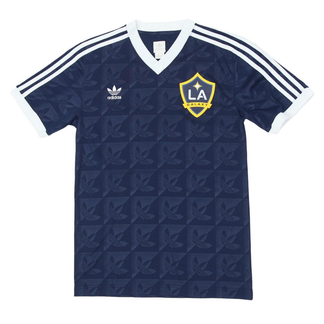 Shop Mens Embroidered Adidas LA Galaxy Jersey Fashion Rerun