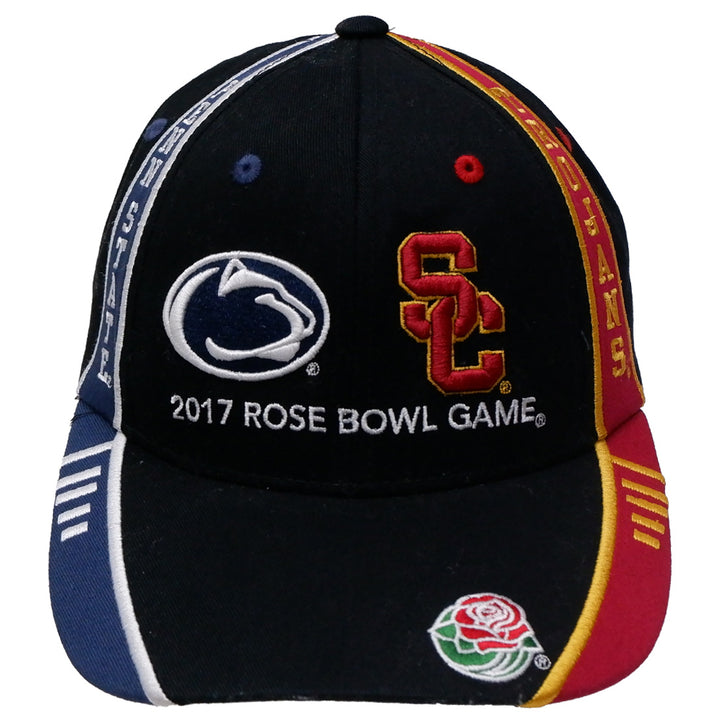 Mens USC Trojans Penn State Nittany Lions 2017 Rose Bowl Cap With PIN Strap Back