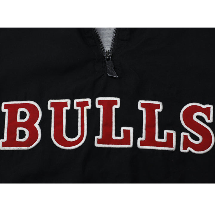 Vintage 90s Chicago Bulls NBA Stitched Pullover 1/4 Zip Jacket Size XL | Migration_Jackets - Alternate View | Fashion Rerun