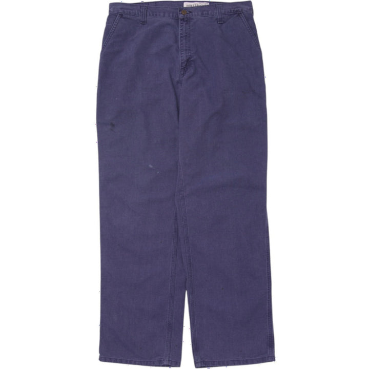 Mens Carhartt B11 Washed Duck Canvas Dungaree Work Pants Size 38/34