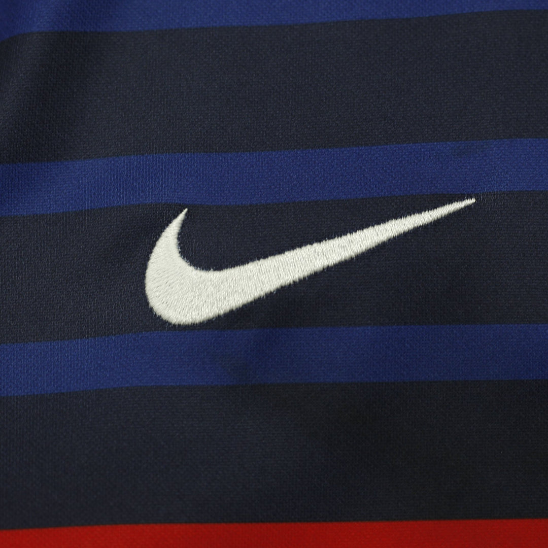 Ladies Nike FFF France 2020 Soccer Navy Striped Jersey L | Migration_Jerseys - View 6 | Fashion Rerun