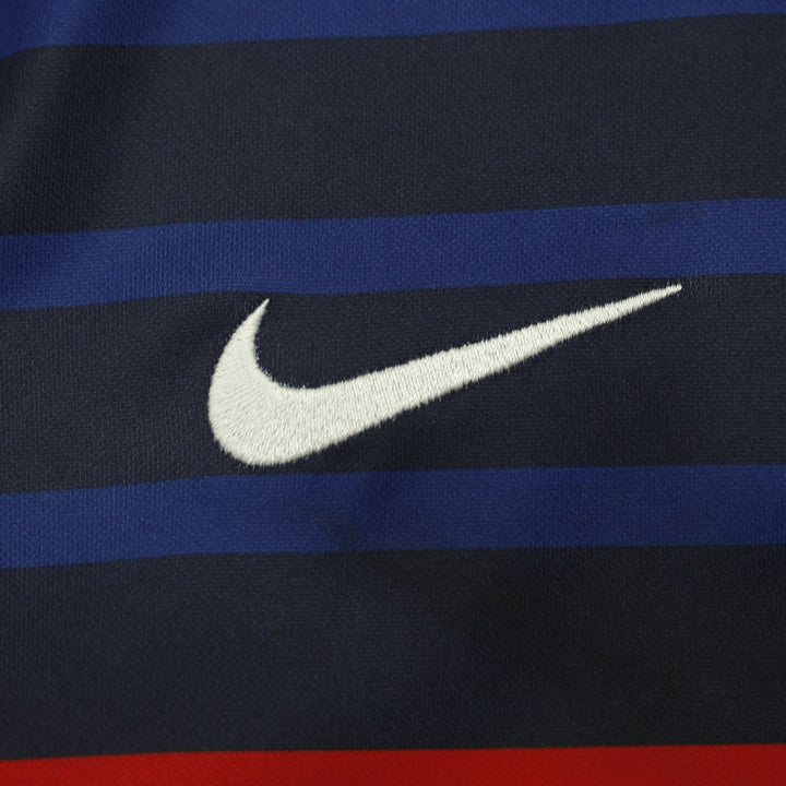 Ladies Nike FFF France 2020 Soccer Navy Striped Jersey L | Migration_Jerseys - View 6 | Fashion Rerun