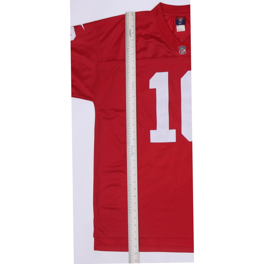 Vintage NFL San Francisco 49ers Joe Montana #16 90's Throwback Red Jersey XL