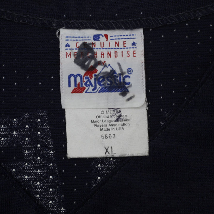 Vintage Youth Boys Majestic Yankees Jeter #2 Navy Baseball Jersey XL | Migration_Jerseys - Back View | Fashion Rerun