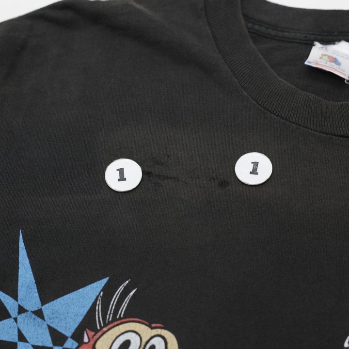 Vintage 1992 Nickelodeon The Ren & Stimpy Show T-Shirt Black Graphic Cartoon XL | Migration_T-Shirts - Altern | Fashion Rerun