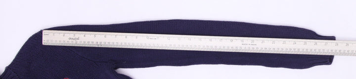 Vintage Ladies Ralph Lauren Navy Flag Knitwear Turtleneck Sweater Size M | Migration_Knitwear & Sweaters - Vi | Fashion Rerun