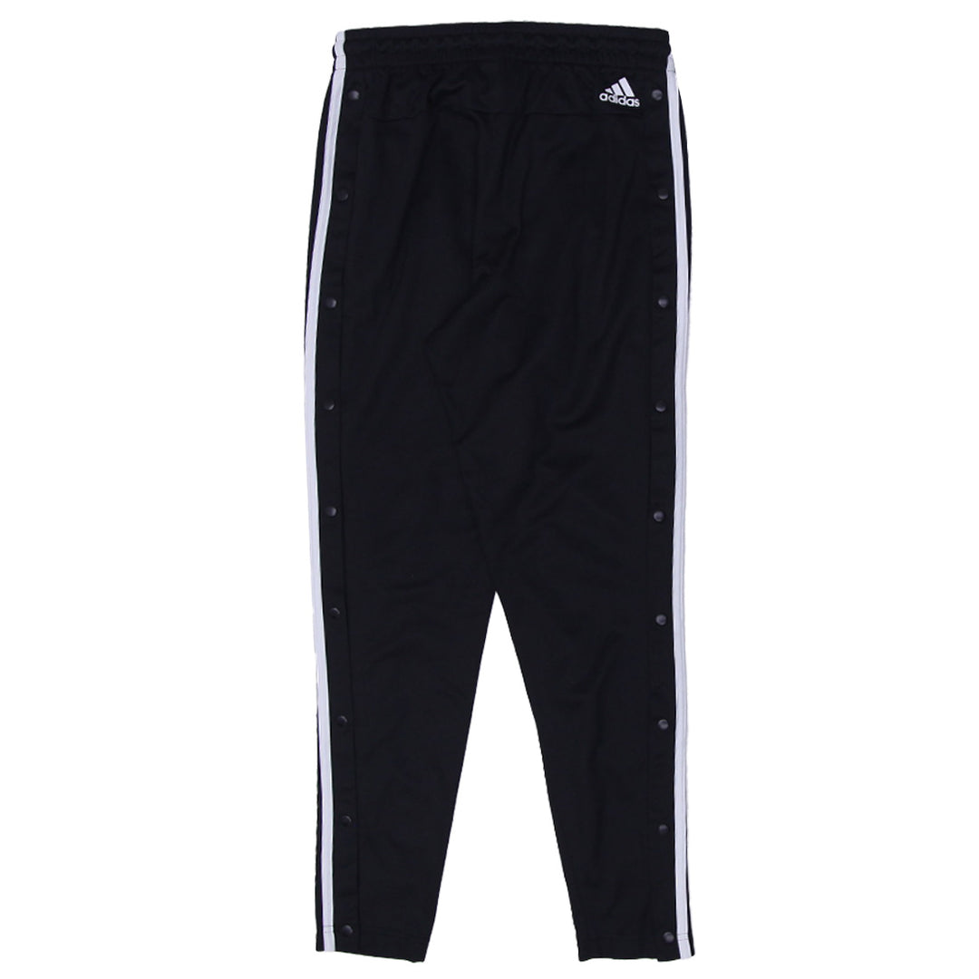 Ladies Adidas Logo Snap Button Side Track Pants