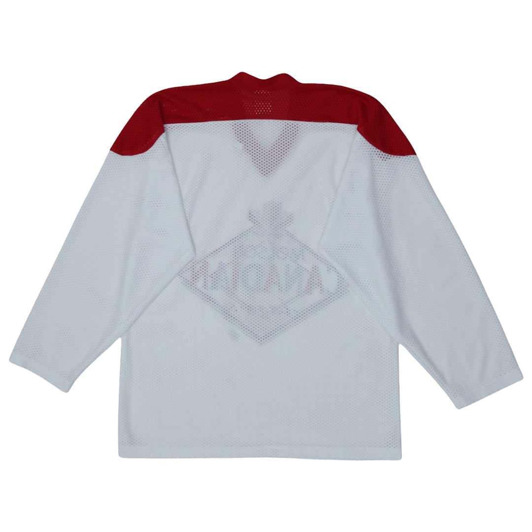 Vintage Molson Canadian Hockey Jersey by Ravens Athletic Mesh Size Large - Fashion Rerun Vintage Migration_Jersey