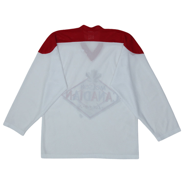 Vintage Molson Canadian Hockey Jersey by Ravens Athletic Mesh Size Large - Fashion Rerun Vintage Migration_Jersey