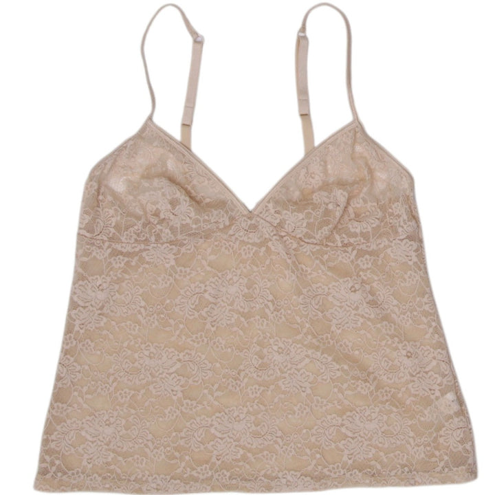 Y2K Ladies Etam Lace Floral Layered Top Size XS