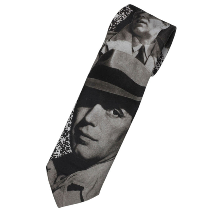Vintage 90s Humphrey Bogart Ralph Marlin & Co. Classic Neck Tie Made In USA | Migration_Accessories ACCESSORI | Fashion Rerun
