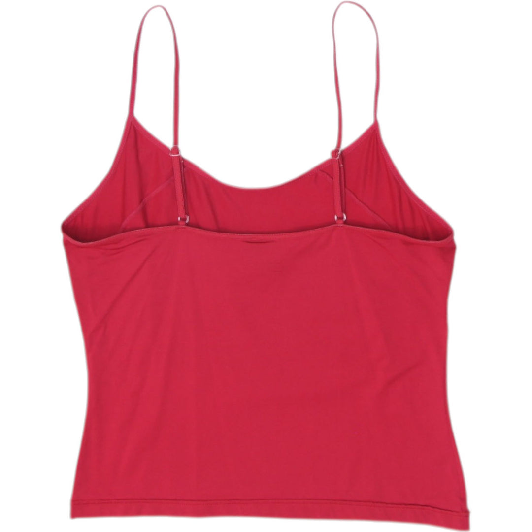 Y2K Ladies US Polo Assn Spaghetti Strap Cami Tank Top with Chest Graphic Logo