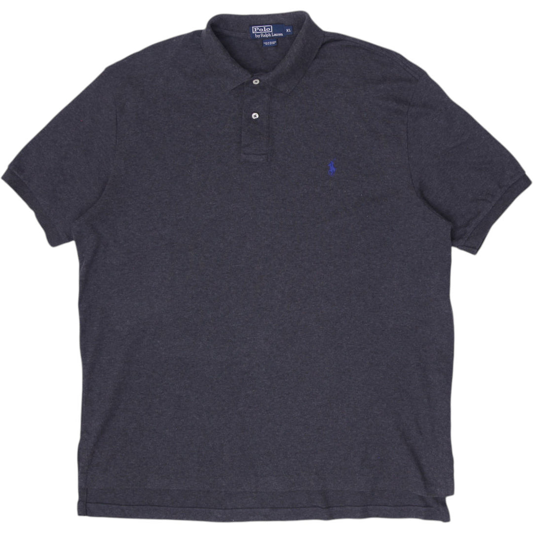 Mens Ralph Lauren Polo T-Shirt Dark Gray Cotton Classic Fit Size XL