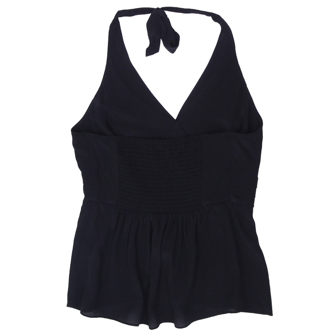 Y2K Ladies Le Chateau Halter Black Top - Fashion Rerun Vintage Migration_Tops