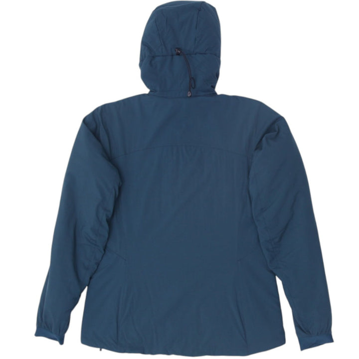 Ladies Arc'teryx Atom LT Jacket Navy Insulated Full Zip Hooded M | Migration_Jackets - Side View | Fashion Rerun