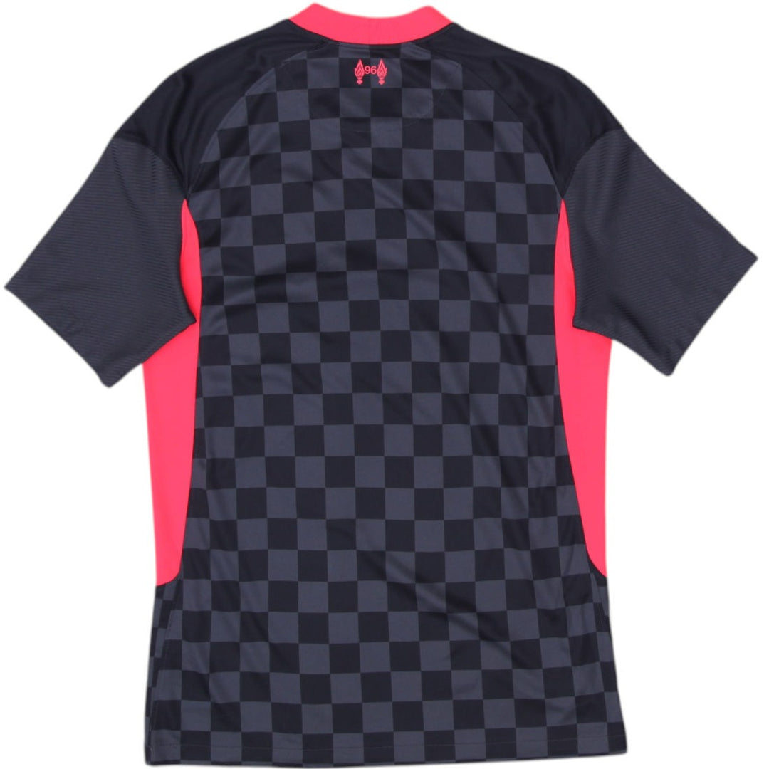 Mens 2020-21 Nike Liverpool Soccer Jersey Checkered Size S | Migration_Jerseys - Side View | Fashion Rerun