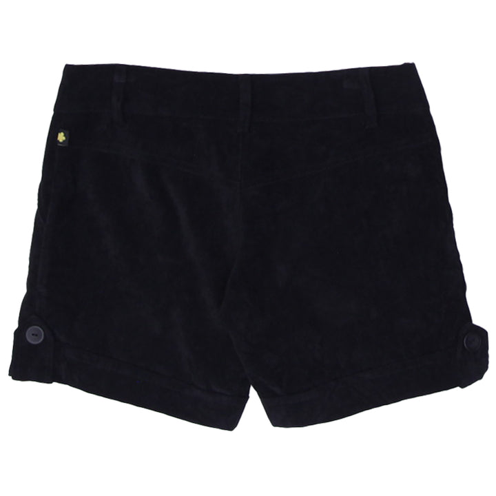 Y2K Ladies LP Black Velour Shorts