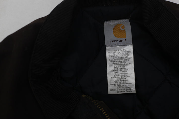 Mens Carhartt C26 DKB Duck Traditional Coat Corduroy Collar Jacket