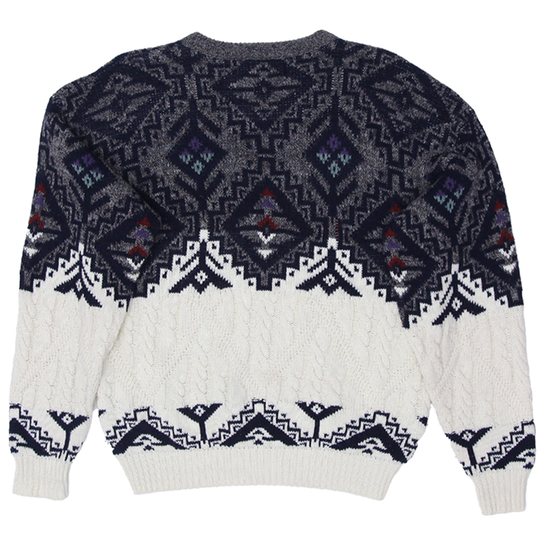 Vintage London Fog Wool Blend Crewneck Sweater Made In USA - Fashion Rerun Vintage Migration_Sweaters