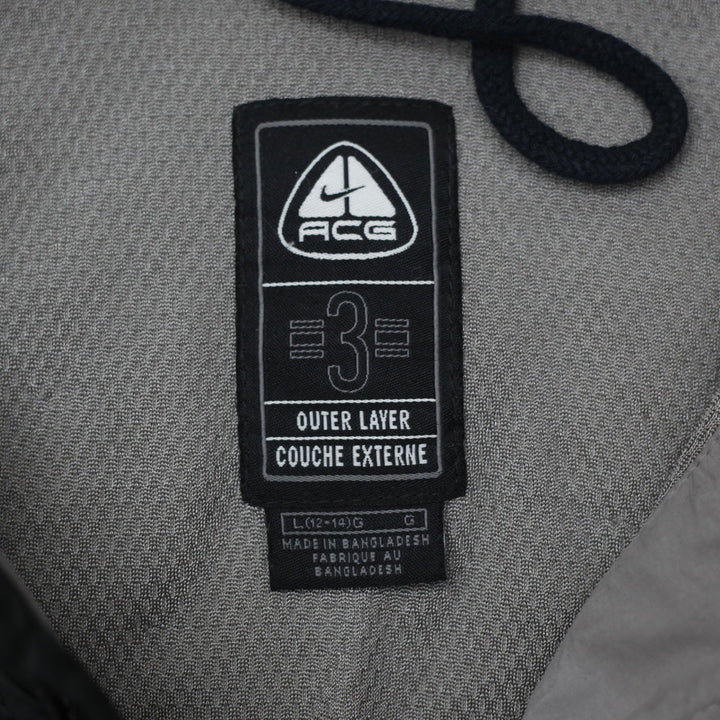 Rare Vintage NIKE ACG 3 Outer Layer Quilted Puffer Jacket 2000s Black Ladies L | Migration_Jackets - Back Vie | Fashion Rerun