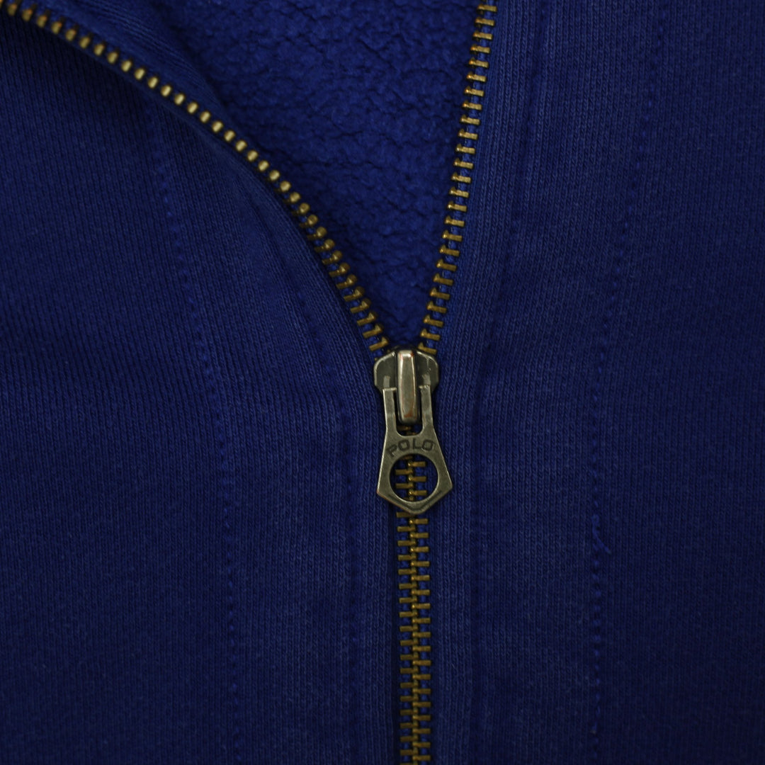 Mens Polo Ralph Lauren Blue Full Zip Hoodie L | Migration_Hoodies - Alternate View | Fashion Rerun
