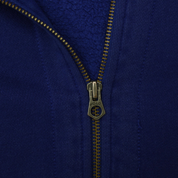 Mens Polo Ralph Lauren Blue Full Zip Hoodie L | Migration_Hoodies - Alternate View | Fashion Rerun