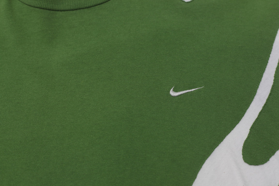 Rework Nike Applique Patch Mens T-Shirt - PR263